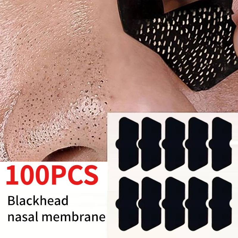 Charcoal Pore Strip - แถบจมูกกําจัดสิวหัวดํา, ทําความสะอาดผิวอย่างล้ําลึกและสดชื่น, กําจัดรูขุมขนทันที, แถบจมูก