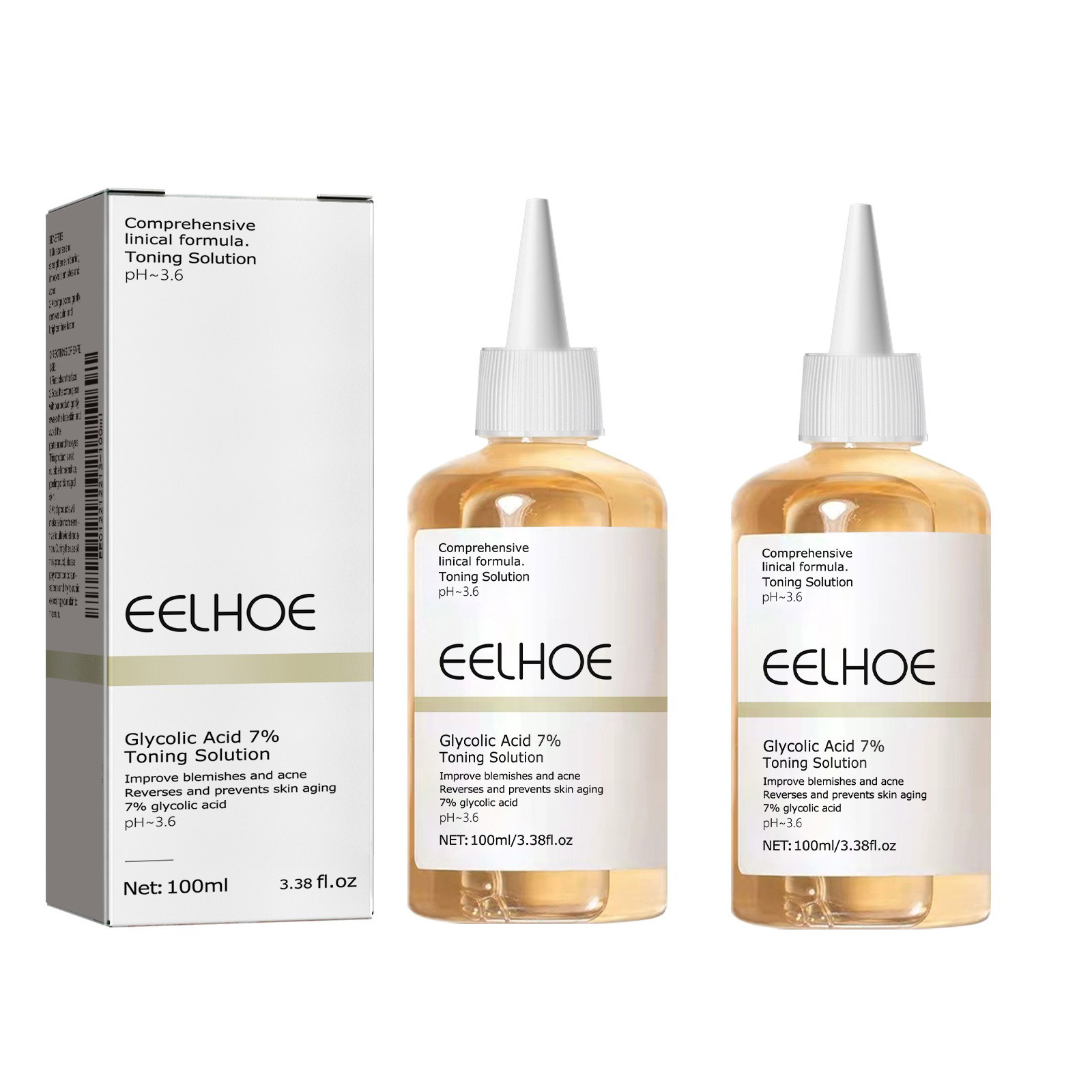 Glycolic Acid Exfoliant - Glycolic Acid 7% Toning Solution ธรรมดาสิว