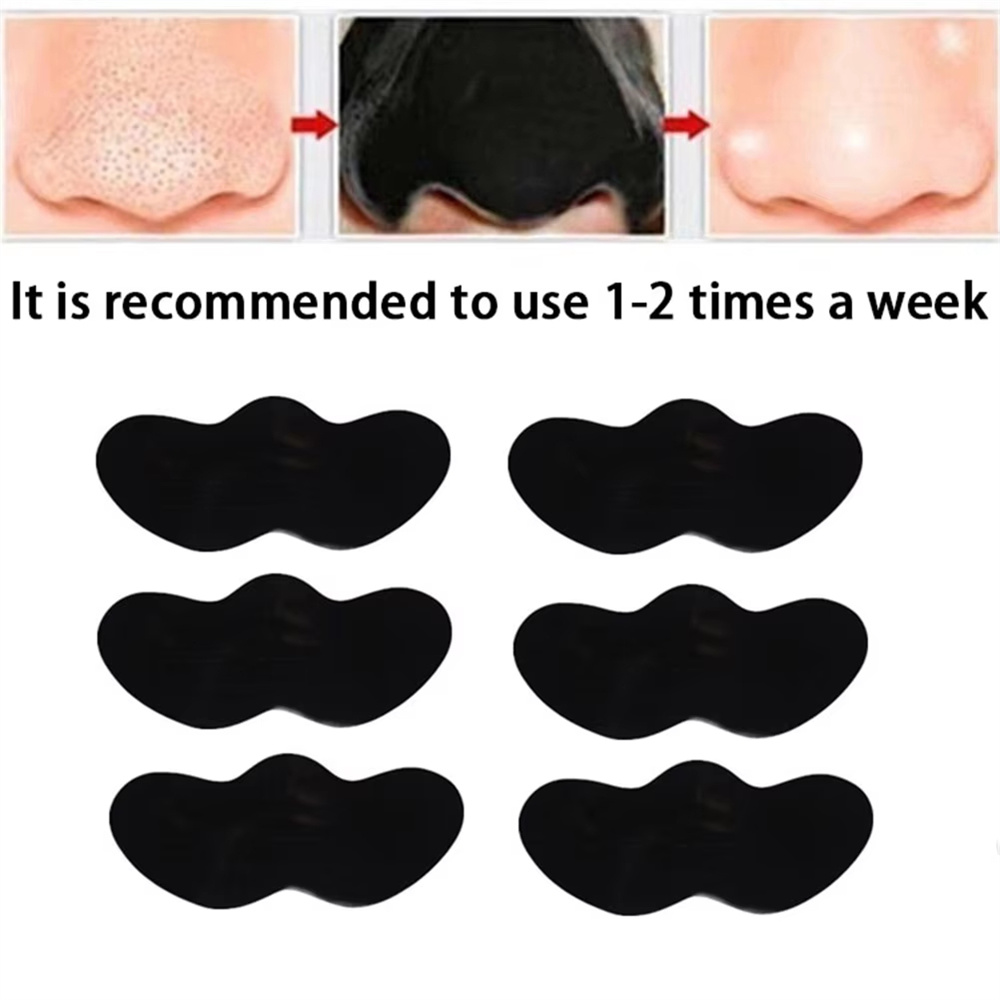 แผ่นลอกสิวเสี้ยนบริเวณจมูก 10/ - Charcoal Pore Strip บทวิจารณ์และราคา