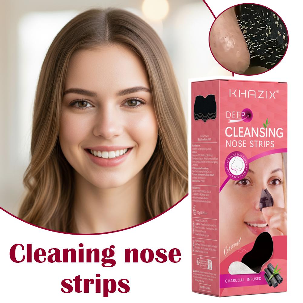 แผ่นแปะทำความสะอาดรูขุมขนด้วยถ - Charcoal Pore Strip บทวิจารณ์และราคา