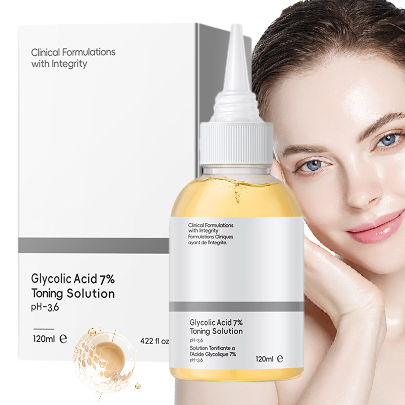 110ml Pore Shrinking Serum Gly - Glycolic Acid Exfoliant บทวิจารณ์และราคา