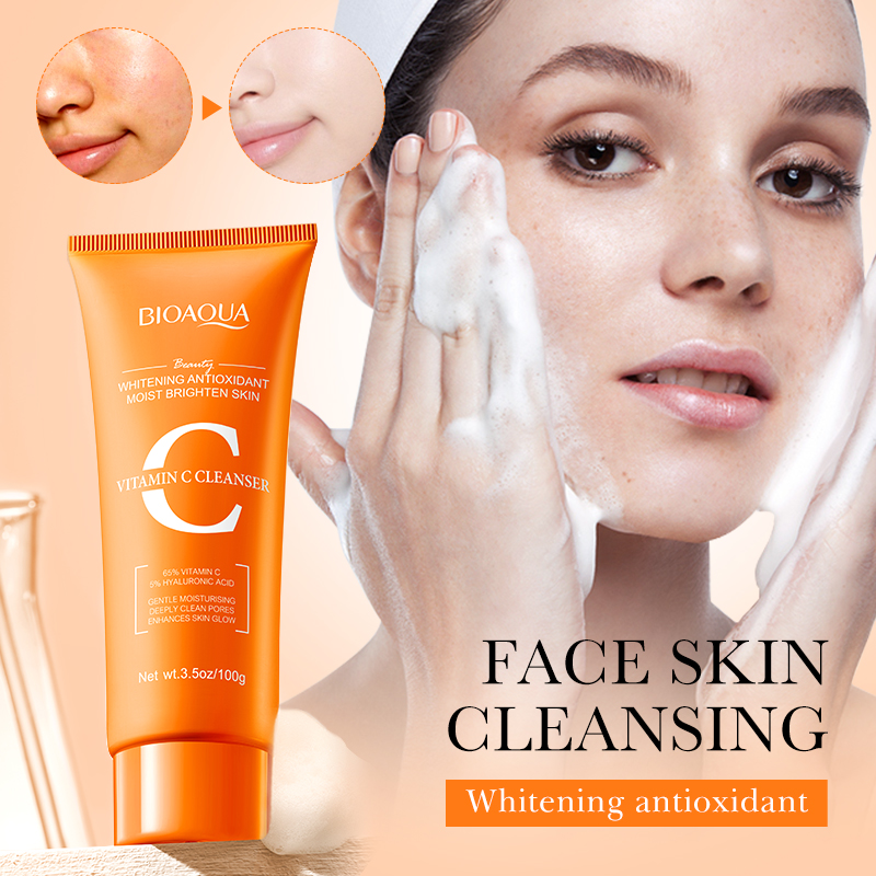 โฟมล้างหน้าไบโออควา วิตามินซี  - Skincare Bioaqua บทวิจารณ์และราคา