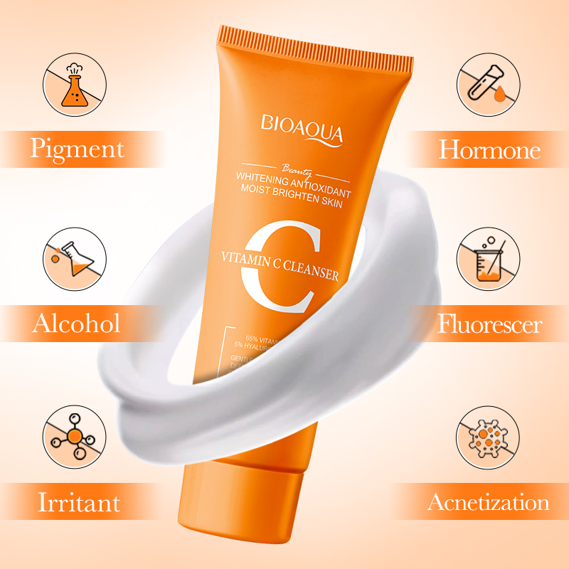 โฟมล้างหน้าไบโออควา วิตามินซี  - Skincare Bioaqua บทวิจารณ์และราคา
